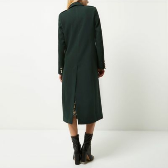 RIVER ISLAND Duster Military Coat - Picture 2 of 10